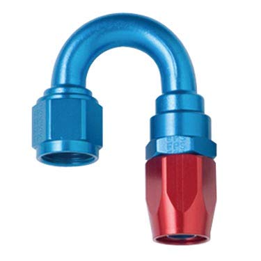 180 Degree Fragola -8AN Power Flow Hose End