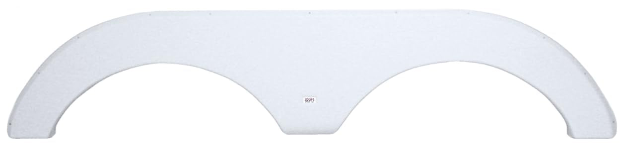 Tandem Axle Fender Skirt ICON 12033 FS2033 for Forest River - Polar White