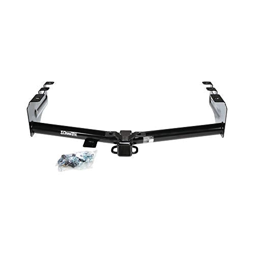 Class 4 Draw-Tite 75521 Trailer Hitch, 2 Inch Square Receiver, Black, Compatible with Chevrolet Silverado and GMC Sierra selected models (Please Verify Vehicle Application)