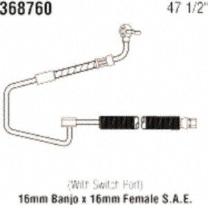 Power Steering Gates 368760 Line Hose Assembly Pressure