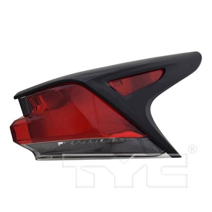 Right TYC Tail Light Assembly Compatible with 2018-2021 Lexus NX300/300h