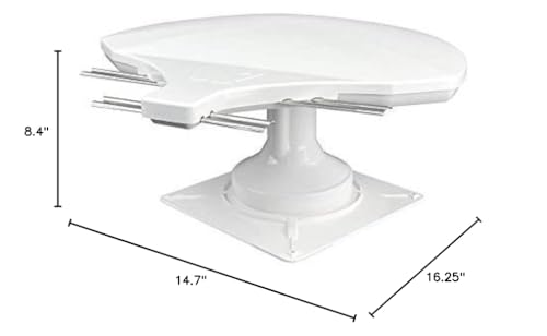 Rayzar z1 Winegard RV TV Antenna (HD, Digital, 4K Ready, ATSC 3.0 Ready) - White