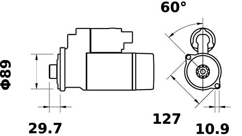MS645 Mahle Starter