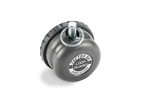 Loop Guard XXL (Industrial) Factor 55, Fits Steel Cable/Rope to 5/8 Diameter - Gray