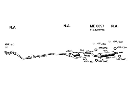 Exhaust Hanger Ansa HW5050