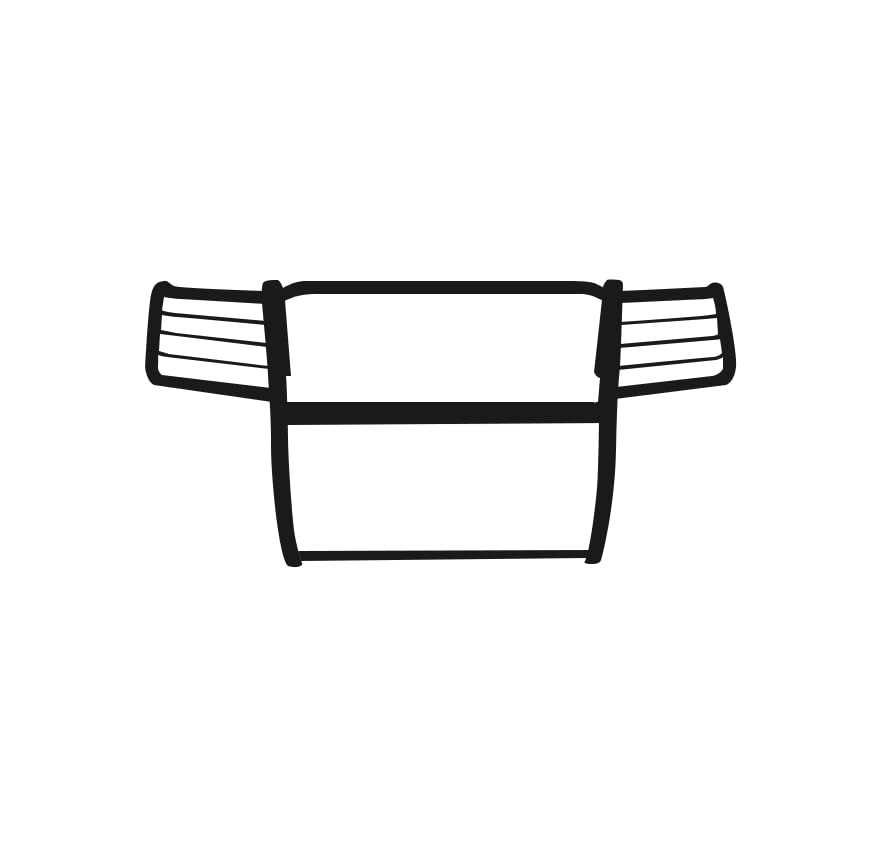 Bumper Guard Black Horse Grille brush Modular Black Compatible with 2007-2013 GMC Sierra 1500-17GS10MA