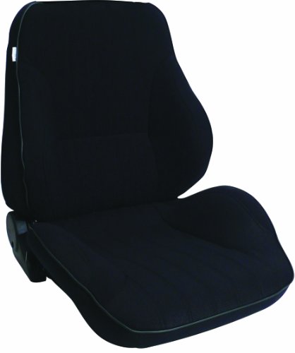 Black Velour ProCar by Scat Racing Rally Low Back Recliner Right Seat 80-1050-61R