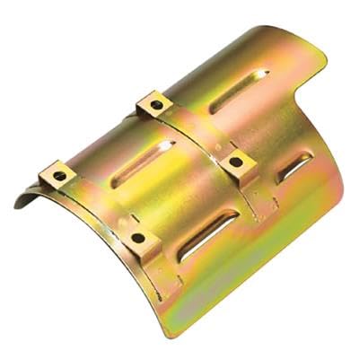 Milodon Gold Zinc Plated 32225 Louver Designed Front Sump Windage Tray for Ford 429/460