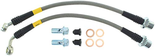 Stainless Steel Braided Brake Hose Kit StopTech 950.44507 Rear Stainless Steel Braided Brake Hose Kit