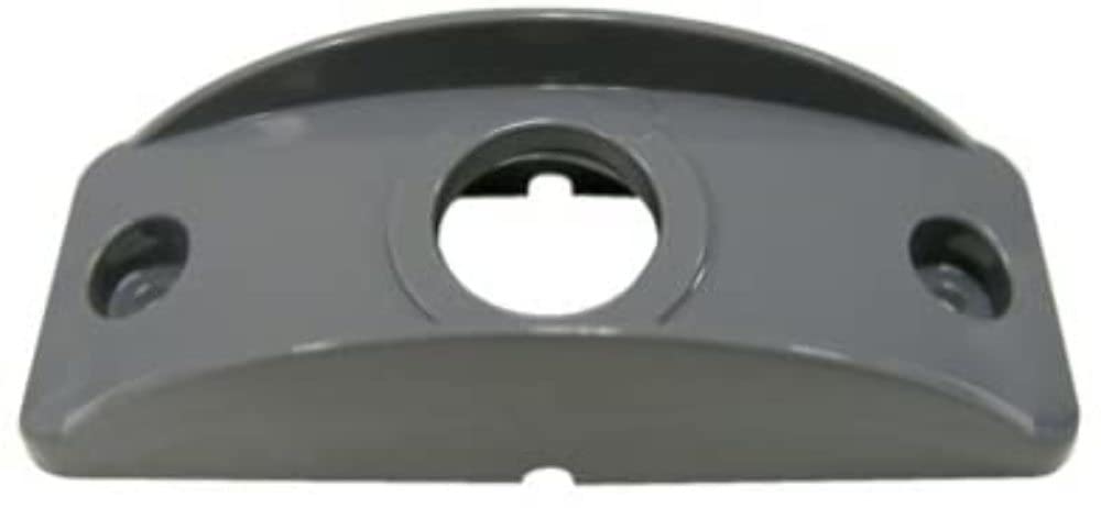 Gray Peterson Manufacturing 176-10 3.90"x1.30" Lens Cover Bracket (Flat, Srfc-MNT withBrush Grd), 1 Pack