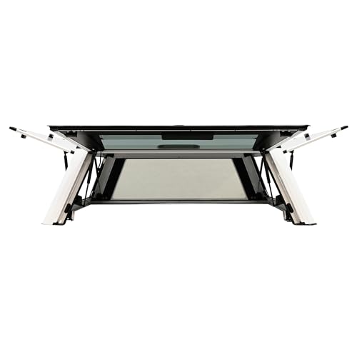 Westin 16-11290 Truck Cap EXP with Solid Front Glass fits 2024-2026 Ranger Crew Cab 5' Bed Gloss White