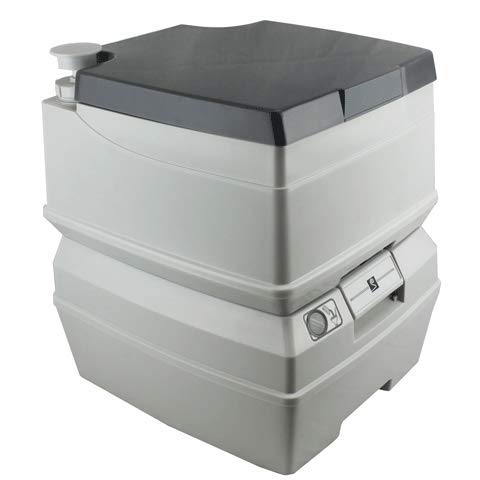 Tuff Stuff TS-TOILET-5 5 Gallon Flushable Portable Outdoor Toilet With Removable Holding Tank