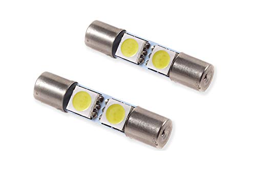 Cool White 28mm SMF2 LED Bulb Pair Diode Dynamics
