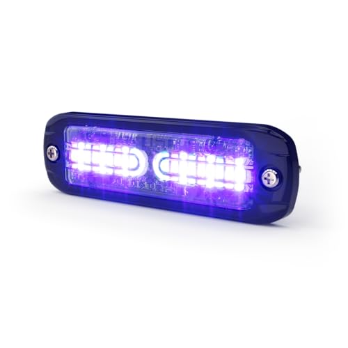 ECCO Directional LED Warning Light ED3802AGH Viz™ Series, 2 Bolt Surface Mount, 12-24V, Tri-Color Amber/Green, w/HINVII™ technology