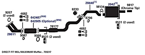 Exhaust AP Products Muffler 2042