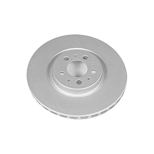 Power Stop front EBR895EVC Evolution Genuine Geomet® Coated Brake Rotor For Volvo S60 2004-2007, Volvo V70 2004-2007 [Model Specific]
