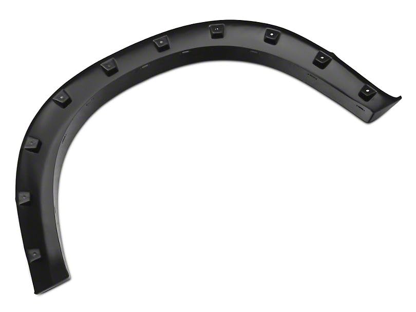 Fender Flares Black Horse Riveted Style Black Compatible with 2009-2010 Dodge Ram 1500|2011-2018 Ram 1500-FF-DORA-SM-PKT