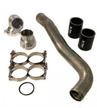 Upper Coolant Hose Kit 6.7 Power Stroke, Black (Raw)