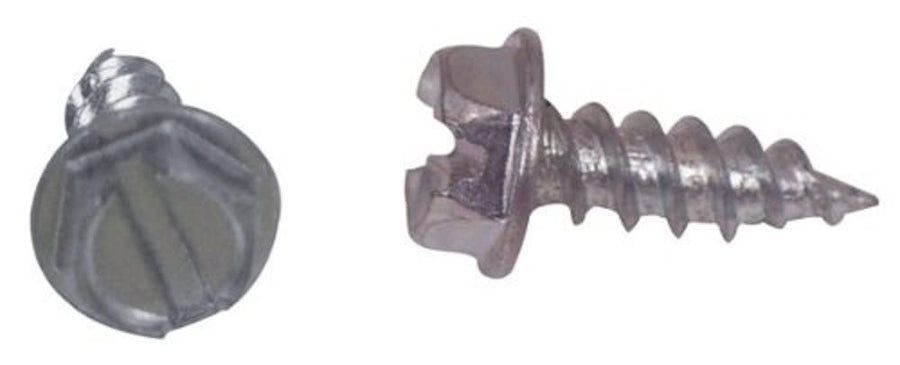 012-TR50 AP Products Zinc Unslotted Hex Washer Head Screw 8X1-1/4 - Pack of 50