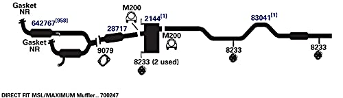 Exhaust Pipe AP Exhaust Products 28717