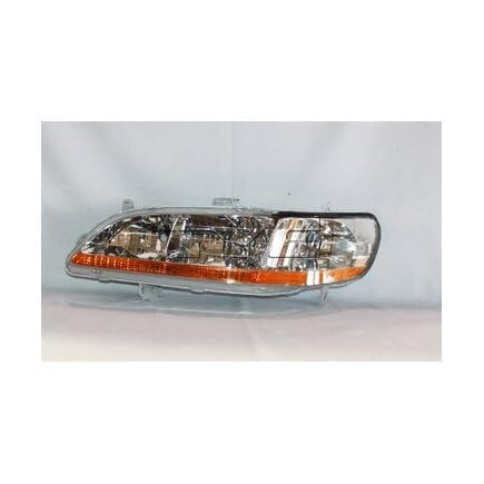 Left Headlight Assembly TYC Compatible with 1998-2000 Honda Accord