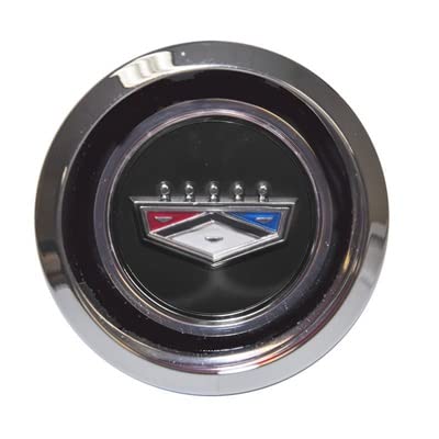 Scott Drake C9OZ-1130-BLACK 1969-73 Ford Magnum Hub Cap, Black