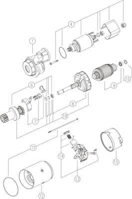 MS645 Mahle Starter