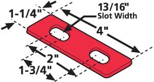 35011 Specialty Products Company Air Leaf Adjusting Tandem Shim 1/16" for Peterbilt, (Pack of 6)