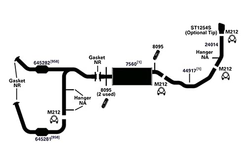 Exhaust Pipe AP Exhaust 44917