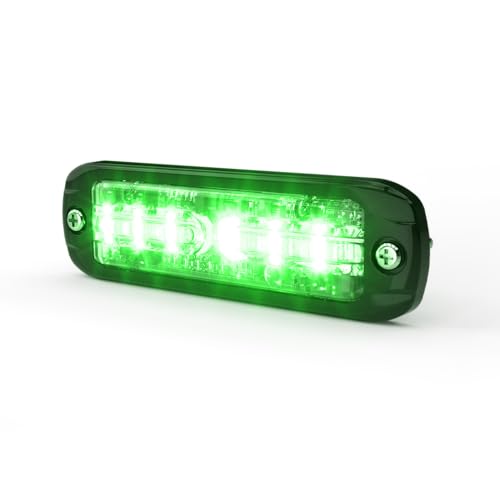 ECCO Directional LED Warning Light ED3802AGH Viz™ Series, 2 Bolt Surface Mount, 12-24V, Tri-Color Amber/Green, w/HINVII™ technology