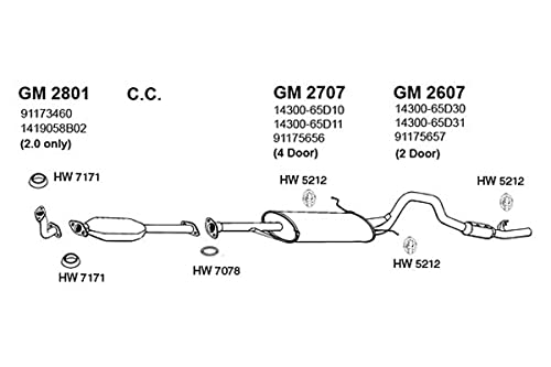 HW7171 Ansa - Exhaust Pipe Flange Gasket