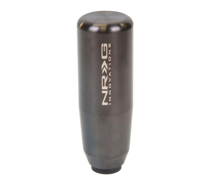 Universal NRG Short Shifter Knob - 3.5in. Length / Heavy Weight .85Lbs - Black Chrome