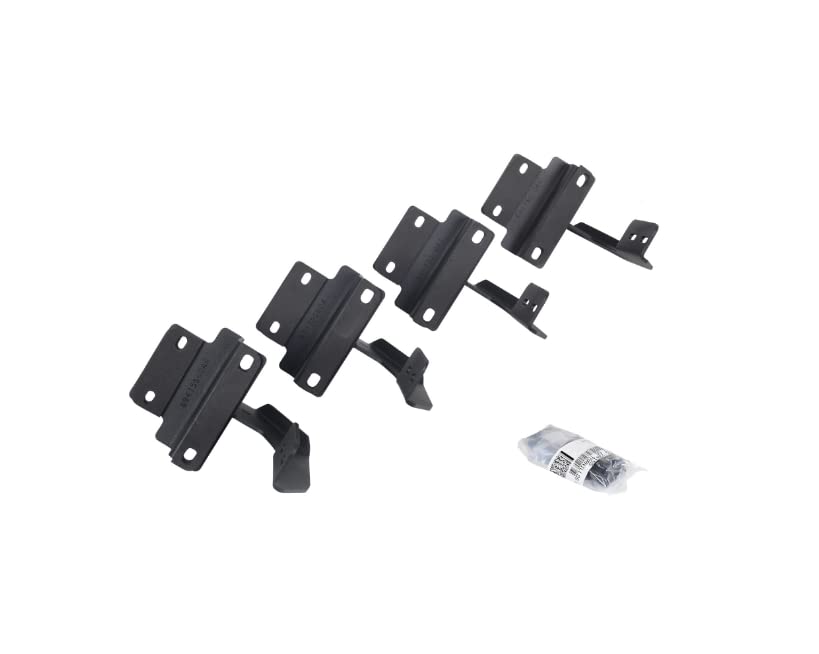Go Rhino Running Boards RB20, Mounting Brackets, & 2 Pair of Drop Steps | Protective Bedliner Coating | 6941778020T | Fits 2015-2024 Ford F-150 Super Cab Pickup & Others (See Description)