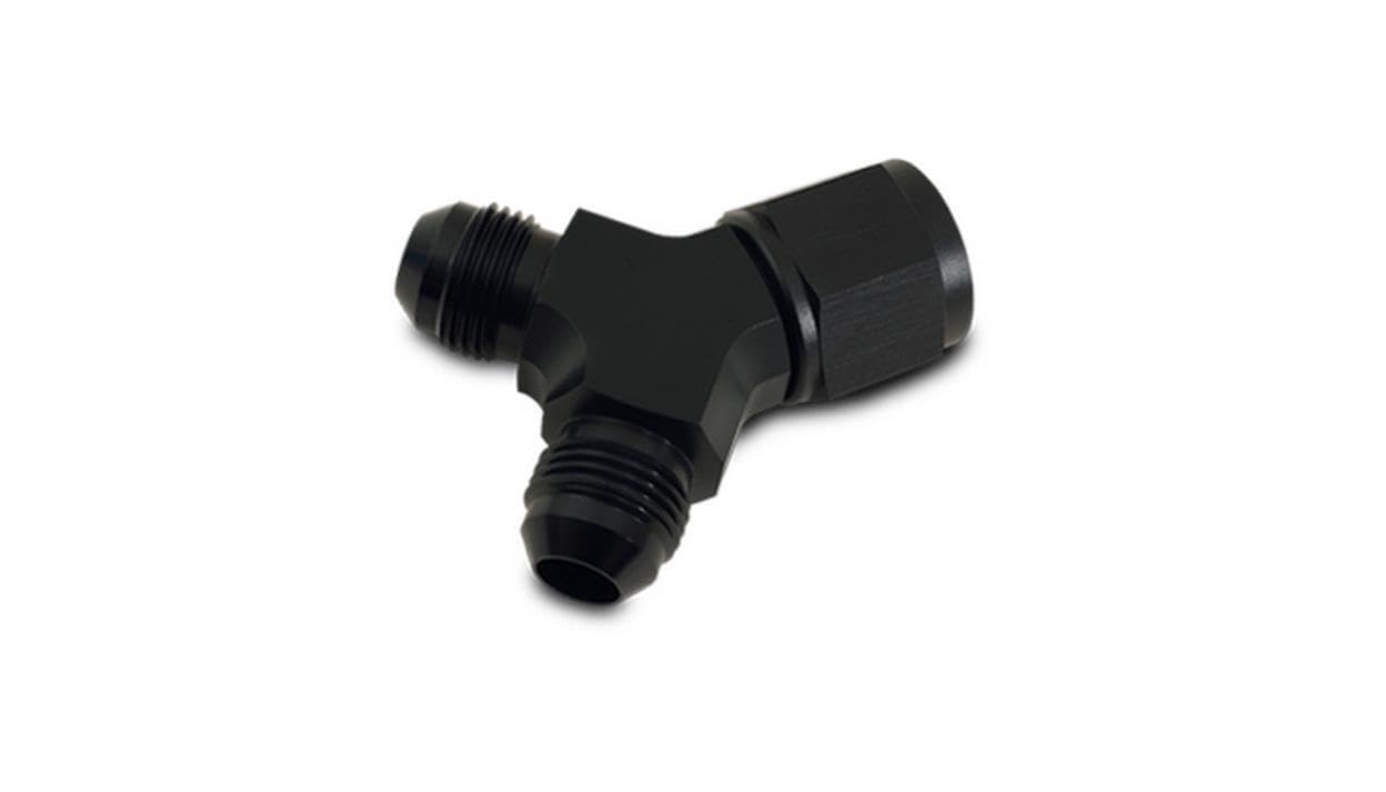 Fitting Y-Block -8 AN Female Inlet Male -6 AN