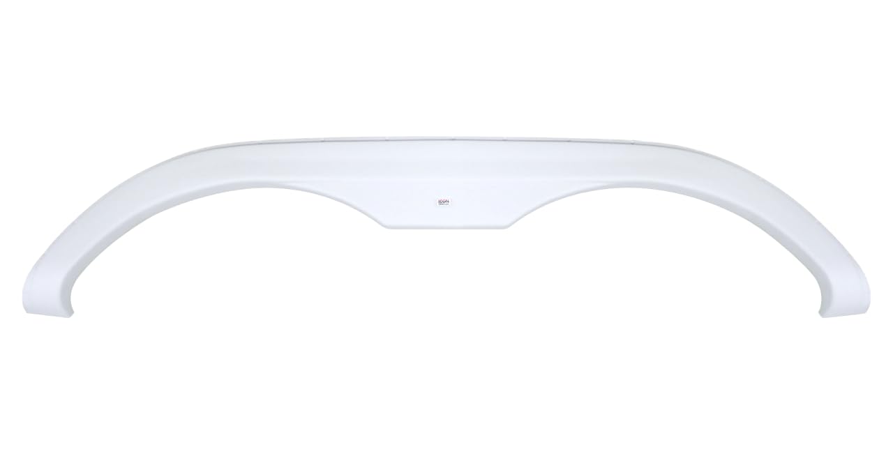 Tandem Axle Fender Skirt ICON 01778 for Holiday - Polar White