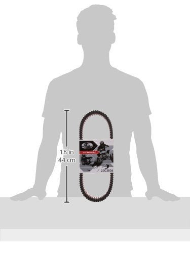 Gates G-Force C12 23C3836 Continuously Variable Transmission (CVT) Belt, Black