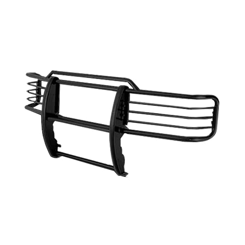 Bumper Guard Modular Black Black Horse Grille brush Come With pair of 7.0"LED Lights with Red Trim Rings Compatible with 2001-2003 Ford Explorer Sport|2001-2005 Ford Explorer Sport Trac-17FJ24MA-PLR