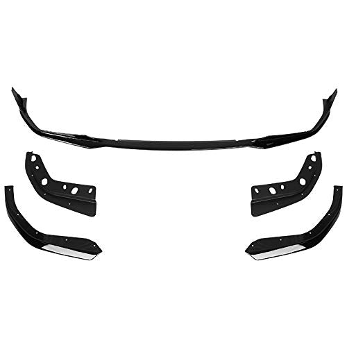 Bumper Splitter Lip Spec-D Tuning Glossy Black Compatible with 2019-2020 BMW G20 G21 330i M340i M Sport