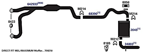 Exhaust Tail Pipe AP Exhaust Products 34803