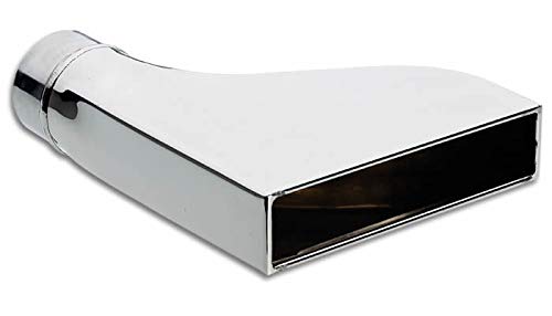 1607 Vibrant 7.75" x 1.875" Rectangular Stainless Steel Tip (Camaro Style) - 2.25"i