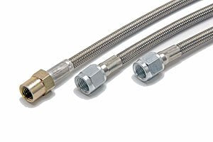Steel Braided Line McLeod Racing 139100-24 (Double An4 Female 24in Long), 1 Pack