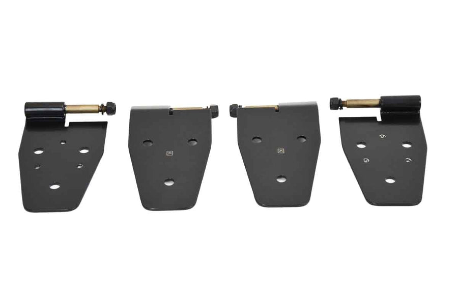 Black Powder Coated Kentrol 50441 Stainless Steel Door Hinge Set