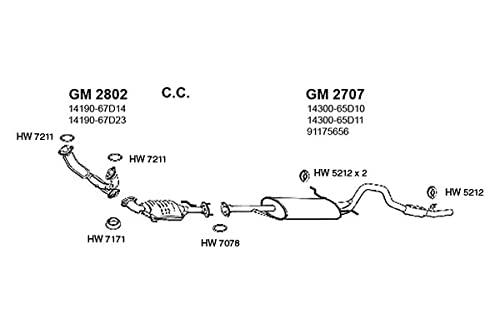 HW7171 Ansa - Exhaust Pipe Flange Gasket