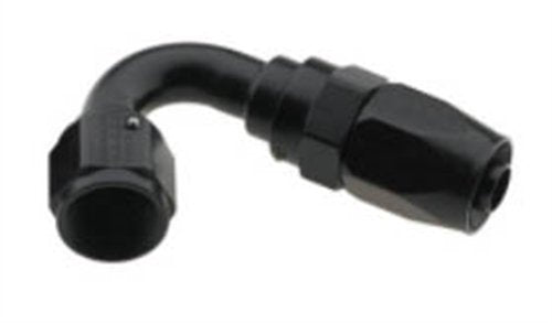 -12AN Hose 120 Degree Reducing Hose End - Black Fragola -16AN Fem x