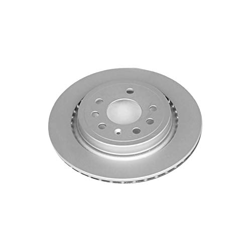 Power Stop rear EBR680EVC Evolution Genuine Geomet® Coated Brake Rotor For Saab 9-3 2003-2011 [Model Specific]