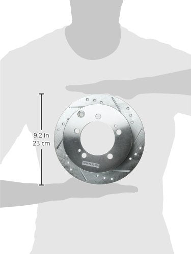 Rear Power Stop JBR772XPR Drilled & Slotted Evolution Rotor Pair