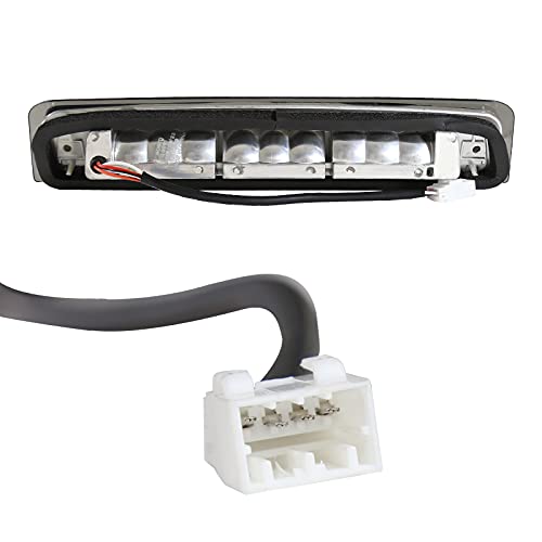 Chrome Top Mount SPEC-D TUNING LED 3rd Third Brake Light Compatible with 2009-2013 Dodge Ram 1500, 2010-2013 Dodge Ram 2500/3500