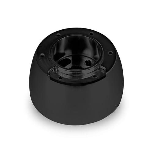 Vette SIX Bolt Black Billet Aluminum Steering Wheel HUB Adapter for '67-'94 GM Three Spoke