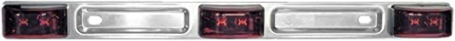 Led Id Bar Light Peterson Mfg V191-3RL, Stainless Steel 60"