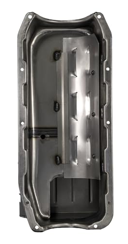 Moroso Wet Sump Steel Oil Pan 20196, Fits Small Block Chevy Pre-85 Blocks, w/Windage Tray